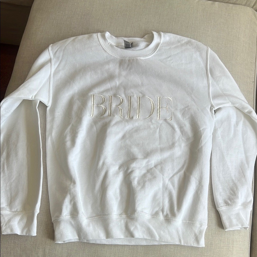 White BRIDE Crewneck
